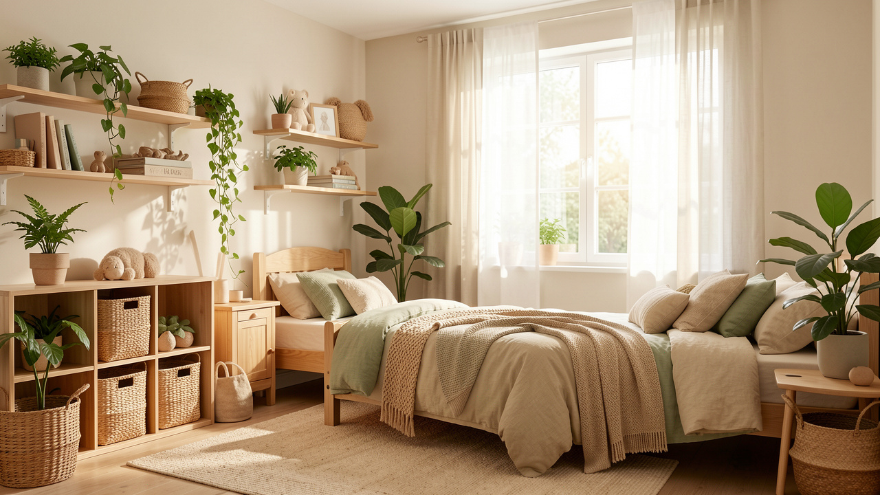 Chambre enfant écoresponsable : aménager un espace sain et durable